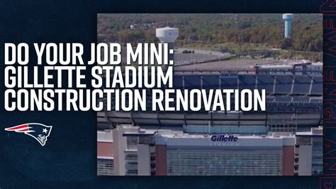 Rule of 3 Get at least three company follow-ups. . Gillette stadium jobs